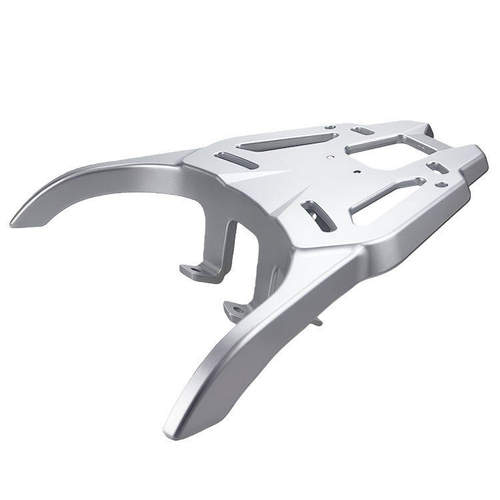 适用派方踏板摩托车车铝合金尾箱架后尾架尾翼加厚小星星后货架 - 图3