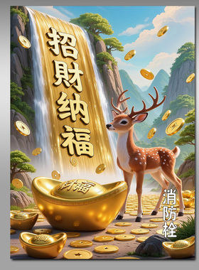 消防栓贴纸消火栓使用方法标识贴画遮挡装饰消防箱电箱贴墙贴Y318