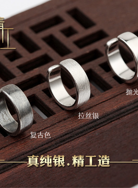 无洞耳环耳夹男耳夹男纯银高级感