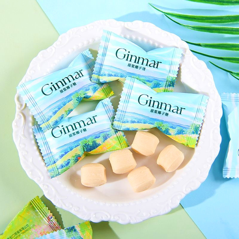 英国Ginmar金玛原浆夹心椰子糖高颜值结婚喜糖网红休闲零食伴手礼 - 图2