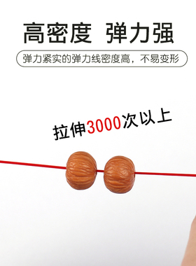 进口穿珠子透明松紧石榴石弹力线