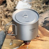 Титановый ремесленник для кемпироварки чистая титановая плита 1.1 л. Пикник багаж один мгновенный горшок с лапшой горшка для кипения