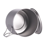 Титановый ремесленник для кемпироварки чистая титановая плита 1.1 л. Пикник багаж один мгновенный горшок с лапшой горшка для кипения