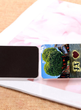 福州文创风景玻璃冰箱贴城市文字标牌爱心古树特色景色纪念品装饰