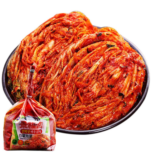 韩国泡菜正宗辣白菜景福宫东北延边泡菜朝鲜族酸菜韩式下饭菜1kg - 图3