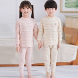 Детское демисезонное нижнее белье, хлопковый комплект для мальчиков, осеннее термобелье, подходит для подростков