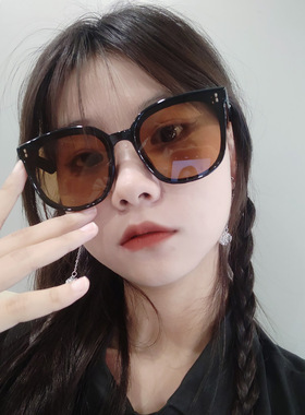 遮阳方形韩版素颜女户外防晒墨镜