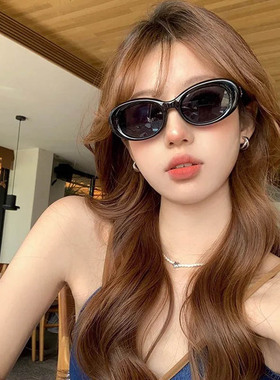 偏光椭圆形欧美风男女通用铆钉