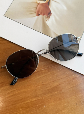 防紫外线小椭圆韩版男女遮阳墨镜