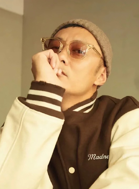 遮阳方形潮男复古板材偏光墨镜
