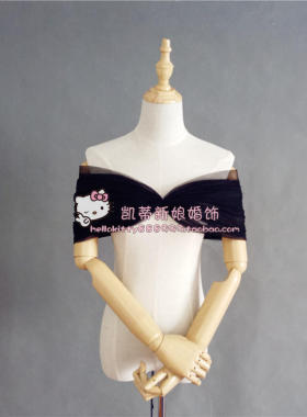 凯蒂婚饰伴娘礼服抹胸活动披肩