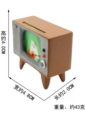 创意可爱三毛猫咪夏日桌面摆件