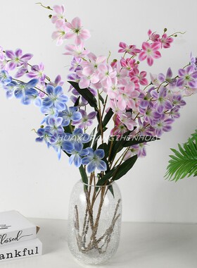 高端仿真垂丝茉莉花束家居摆件