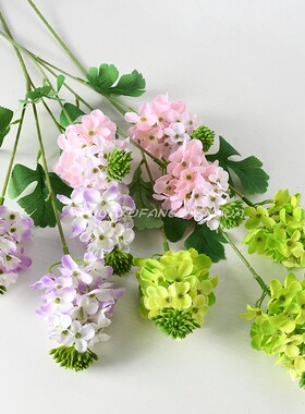 3头油菜花仿真花束家居婚庆摆件