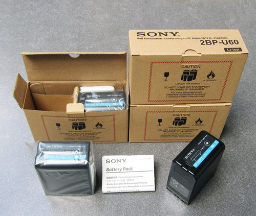 SONY Z200/NX800/Z280/X280/FX6/FS5索尼摄像机BP-U60电池两只 - 图0