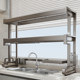 8KSG Shuaishi Kitchen Sink Storage Rack Pool Dish Storage Rack Dish Sink Drying Dish Stove Multi-functional Dish Sink Drill