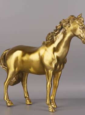 铜铜摆件厂家杨铜马铜记马铜站马马到0117成功