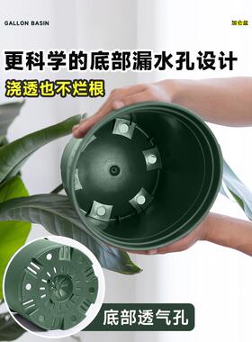 阳台种菜青山加仑盆5加仑矮胖三代加厚环球种植箱菜园专用盆栽盆