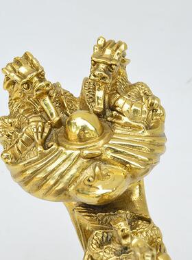 工艺品大号九龙缠绕吉祥如意摆件