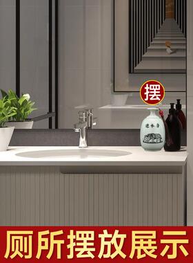 避水兽瓶摆件化妆室厕所东南西北中宫东北洗手间青瓷避水兽安忍水