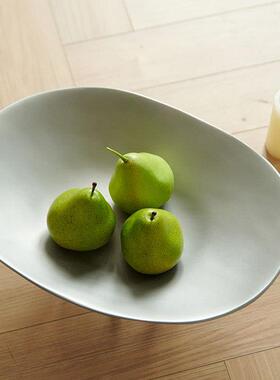 简约现代不规则五足托盘摆件样板间酒店客厅家居茶几软装饰工艺品