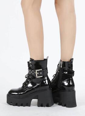 large size platform ankle boots women Martin boots女靴马丁靴