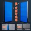 Thickened hardware tool rack square hole louver hole board single and double-sided material rack multi-functional removable storage rack