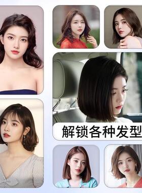 无线卷发棒负离子不伤发电动梳卷直两用直发梳学生宿舍小巧直发梳