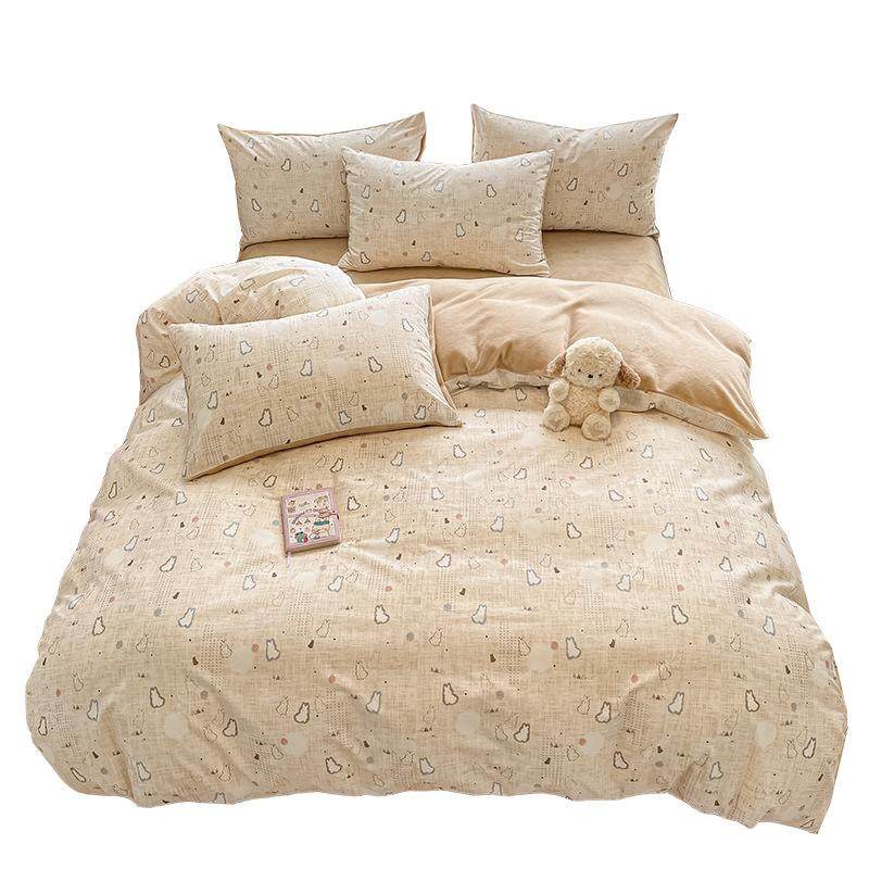 冬季保暖牛奶绒被套单件家用全棉被罩三件套单人珊瑚绒被套加绒,淘宝优惠券,粉丝福利购,淘宝优惠卷