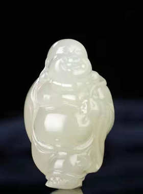 件手把青白貔貅 把玩玩白菜件种玉玉手冰阿富汗男士批发件龙柱