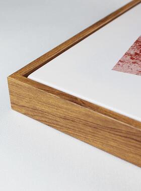 客厅装饰画简框画酒店公寓现代简约挂画餐厅卧室壁画内框无框画
