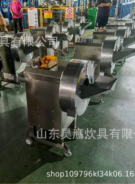 切丝机商用生姜胡萝卜黄瓜切丝学校餐厅员工餐用全自动商用切丝机