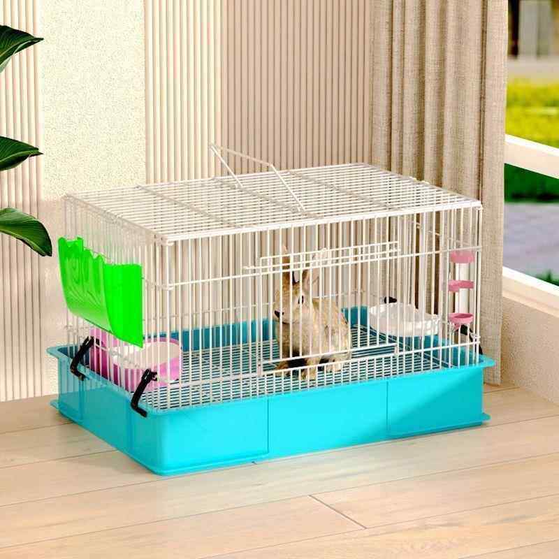 家用宠物兔笼四季通风兔荷兰猪豚鼠金属防喷尿笼子兔笼防喷溅,淘宝优惠券,粉丝福利购,淘宝优惠卷