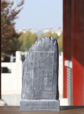 青石石头雕刻石雕狮子泰山石敢当家用原石摆件房屋补缺角门口