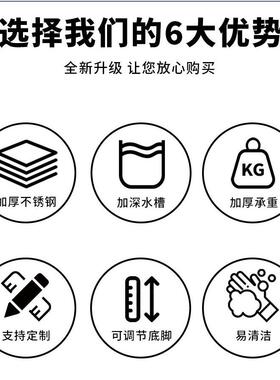 跨境304不锈钢盥洗池水池不锈钢水槽学校食堂用不锈钢通池洗手池