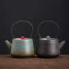 Stone pottery creative Japanese retro ceramic warm tea stove glass teapot candle heating base kung fu tea set accessories
