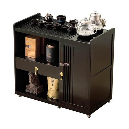 可茶移动新中台式茶台茶桌家用放阳泡茶VSH一整套桌办公室茶水柜 - 图3