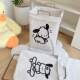 Dirty laundry basket dirty clothes storage basket household ins cute pacchard dog fold dirty clothes basket dormitory put clothes waterproof