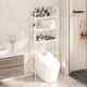 Bathroom washing machine storage rack bathroom toilet toilet storage rack drum floor-to-ceiling balcony storage rack