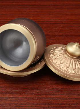 黄铜供水杯供佛杯家用莲花圣水杯观音水杯佛前净水杯关公财神水杯