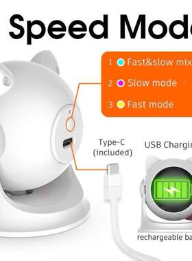 Automatic Cat Toys Interactive Smart Teasing Pet LED Laser F