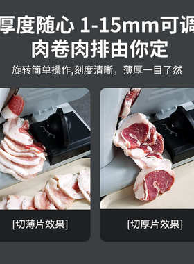 BestAid钵帝切肉片机家用电动切片机羊肉卷刨肉机肥牛卷切肉神器