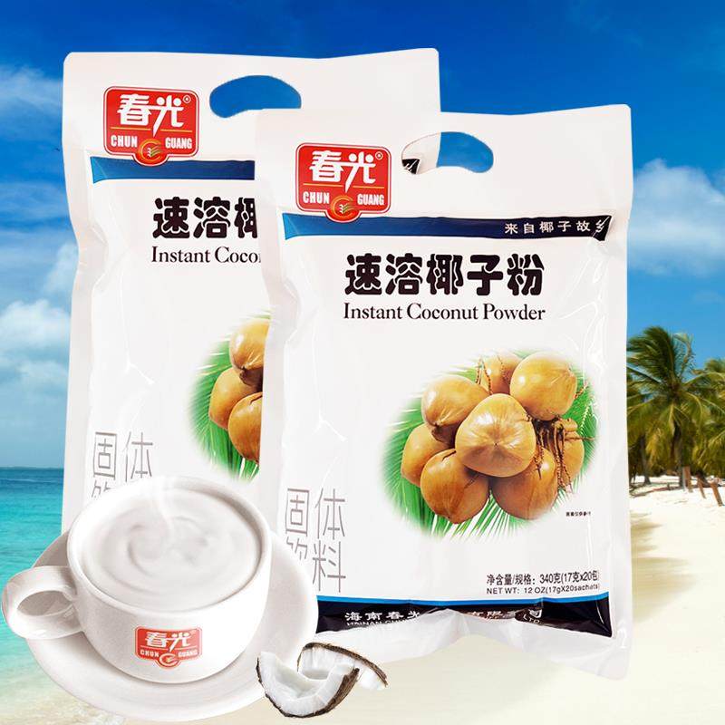 春光速溶椰子粉340g袋装营养早餐冲饮椰汁粉海南特产食品,淘宝优惠券,粉丝福利购,淘宝优惠卷