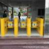 Supply of dual-channel one-in and one-out automatic swing gate for factory building and office building access control and attendance and face recognition swing gate