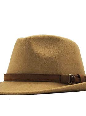Women Men Wool Fedora Hat Jazz 男女毛呢小礼帽英伦爵士帽