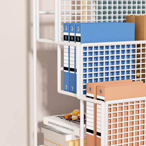 Under the desk bookshelf storage rack, floor to ceiling mobi - 图2