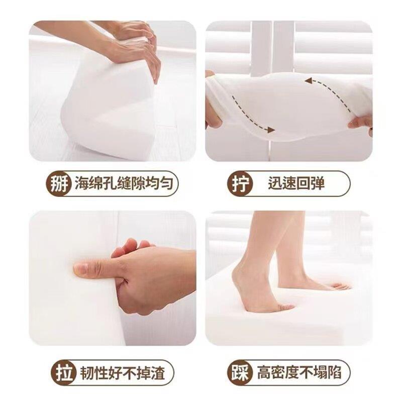 Customized 60D high-density solid wood sofa cushion mattress thickened bay window cushion sofa cushion sponge cushion high density hardened