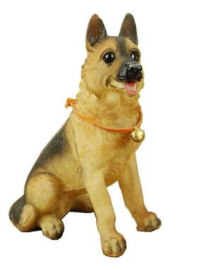 包邮仿真德牧狼狗现代客厅家居动物玄关可爱模型创意装饰品小摆件