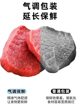 一次性打包盒真空封口机熟食卤味抽真空充氮气打包机生鲜肉类包装