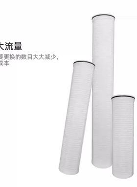 304不锈钢精密保安过滤器卡箍法兰工业家用pp棉滤芯前置过滤机器